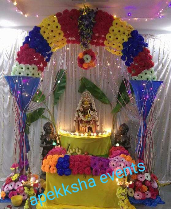 Ganpati Decoration at Home with Flowers Book Online Lowest Price