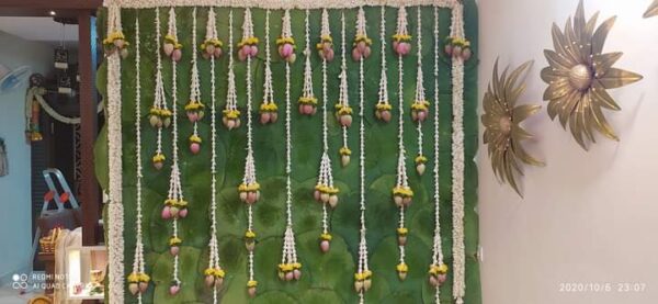 Lotus Leaf , Lotus & Rajanigandha,  Flower decoration