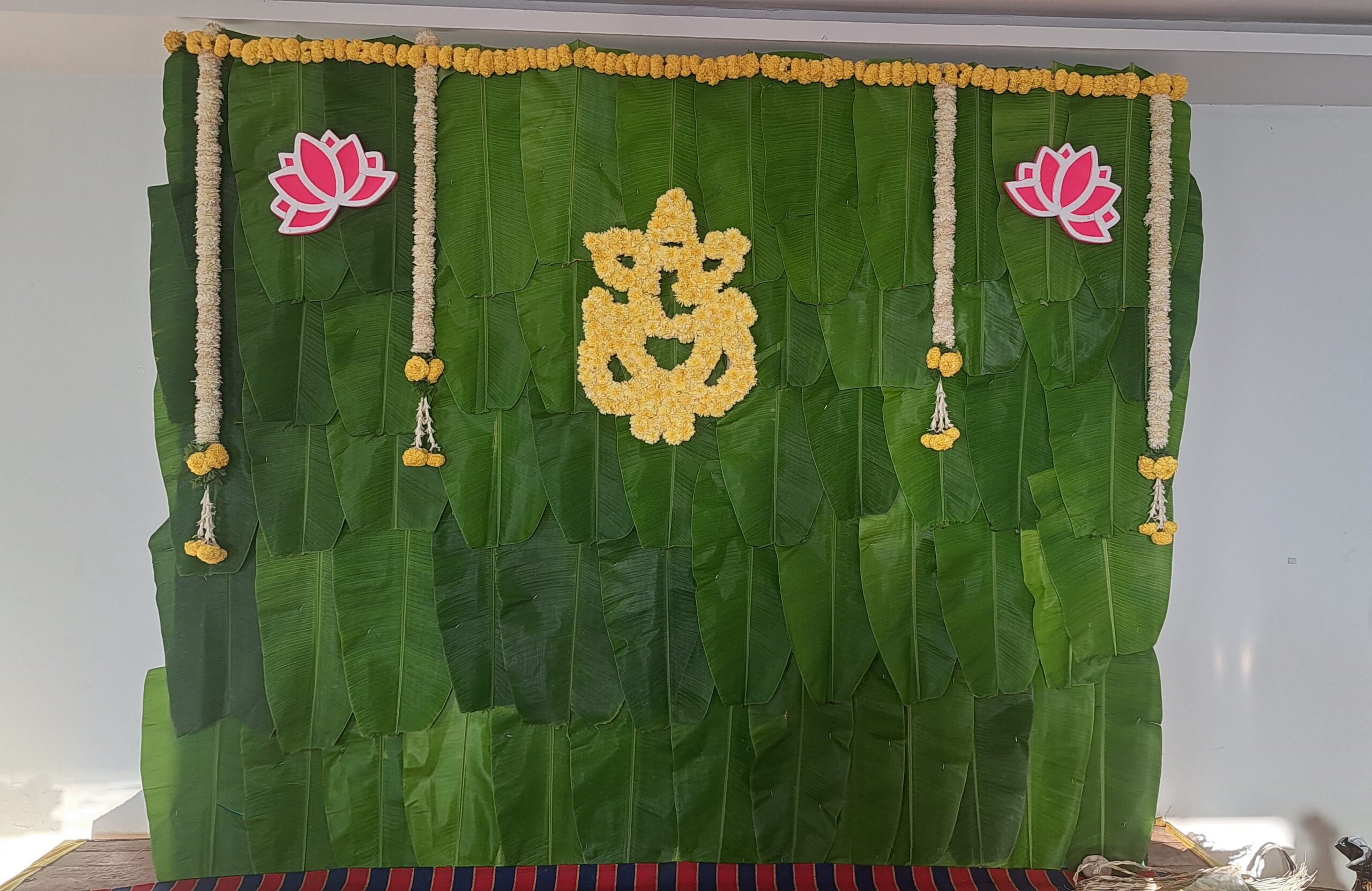 Banana leaf Traditional decoration