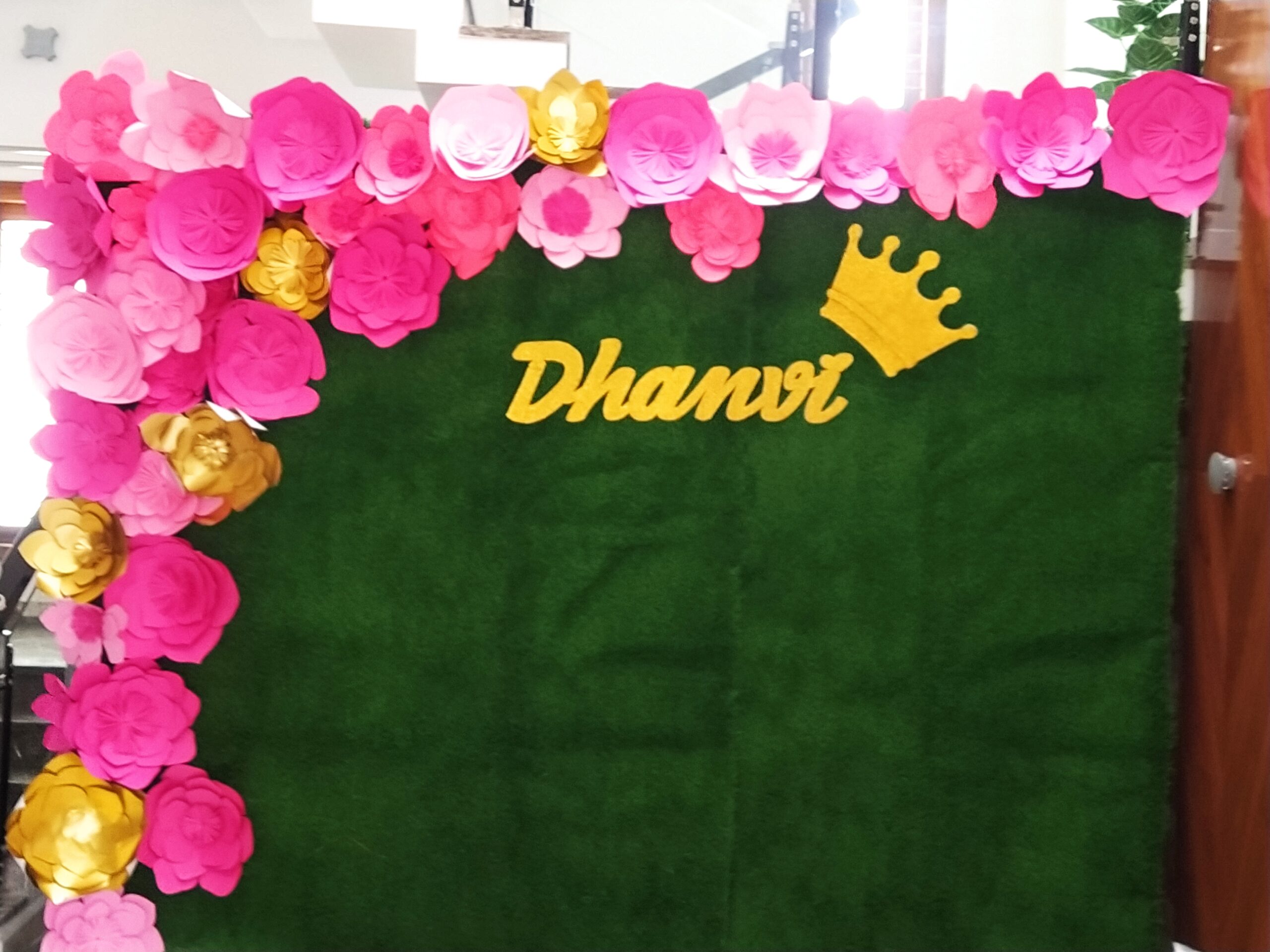 Paper flower decoration for Birthday Party