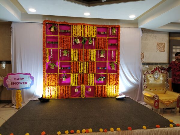 Beautiful decoration for baby shower