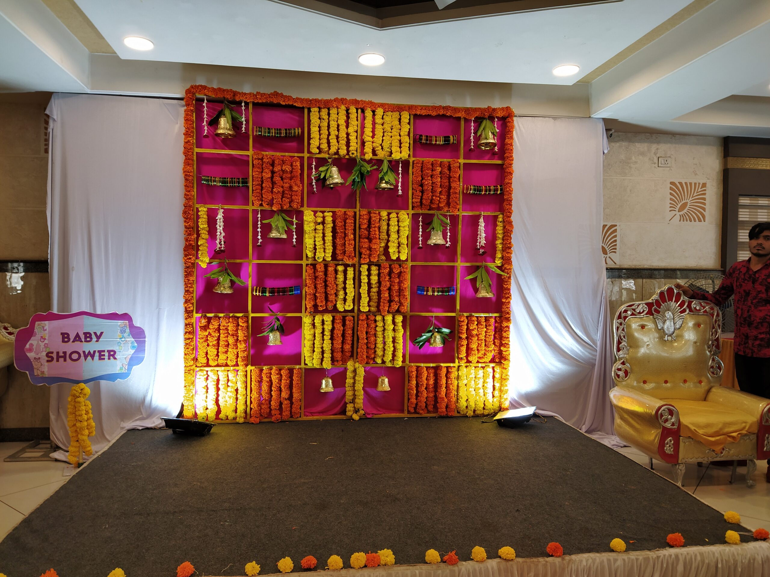 Beautiful decoration for baby shower