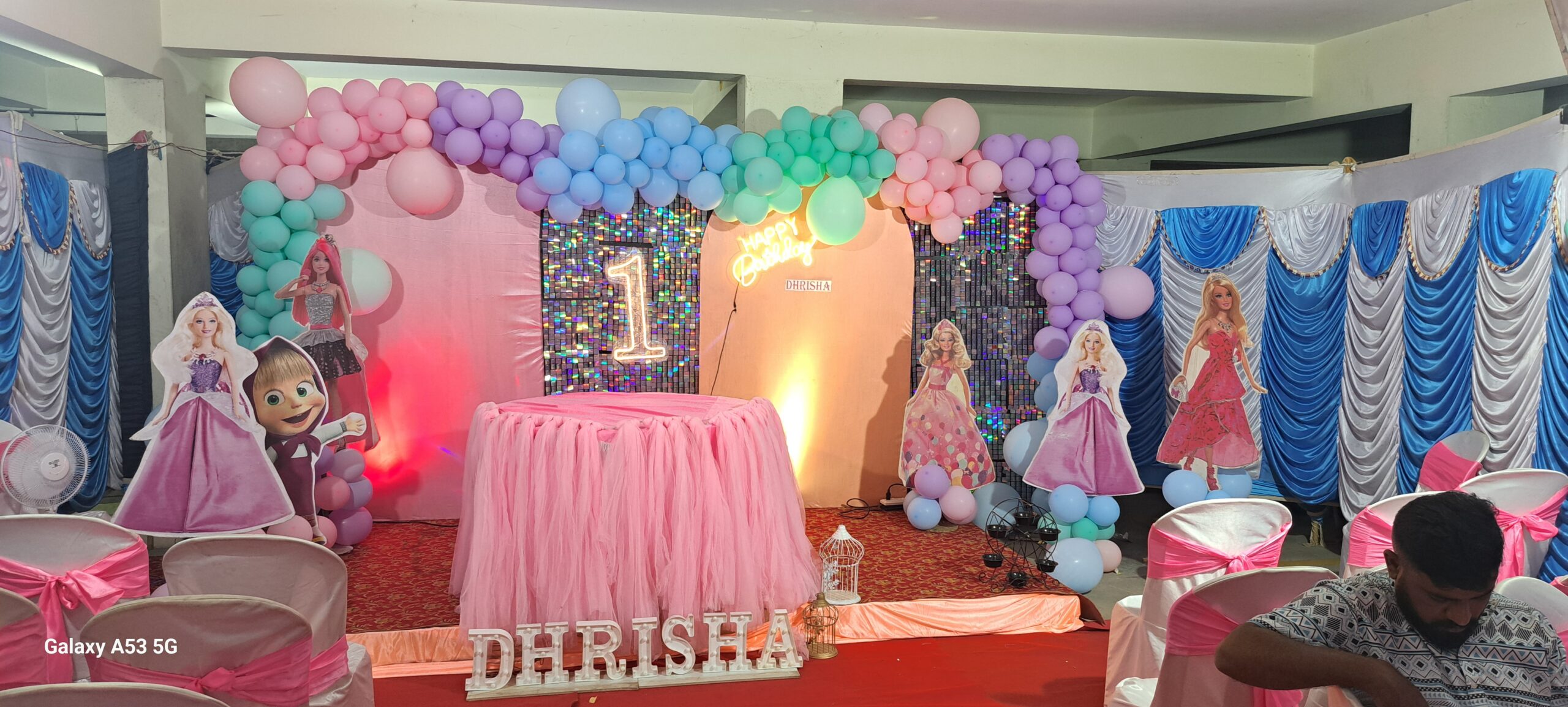 Barbie-themed Pastel Balloons Grand Decoration