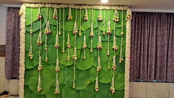 Lotus leaves and Flowers Decoration