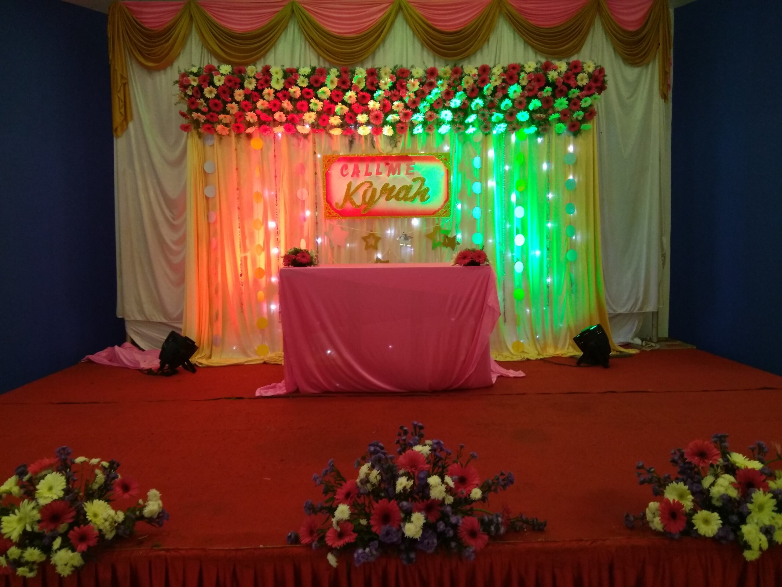 Floral Decor for Naming Ceremony