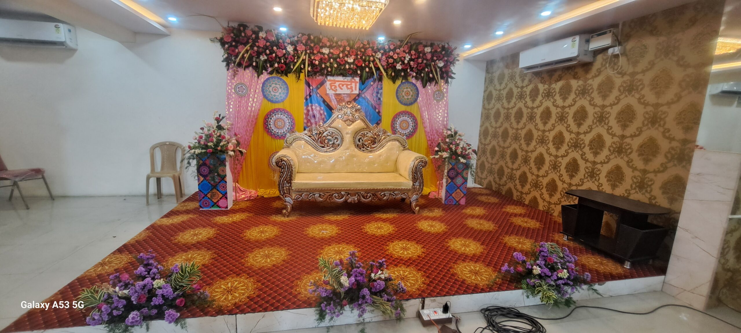 Rajasthan style Decor for Haldi