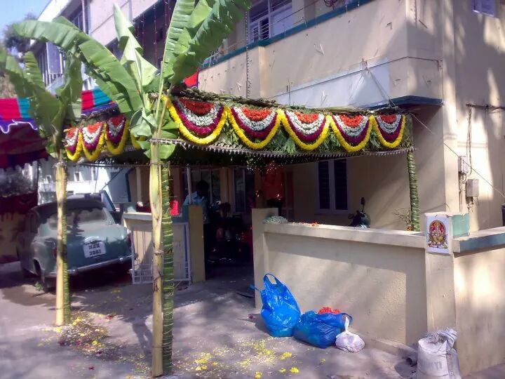 Samanti and Marigold Decoration