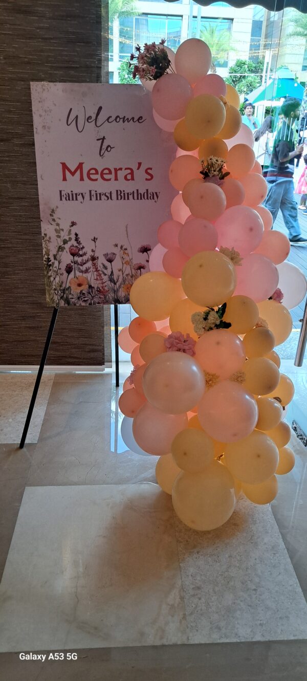 Twins Grand Balloon Decoration for Birthday - Image 3