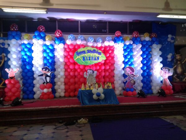 Grand Chotta Bheem-themed Balloon Decoration