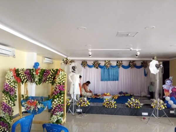 Grand Flowers Decoration for Naming Ceremony