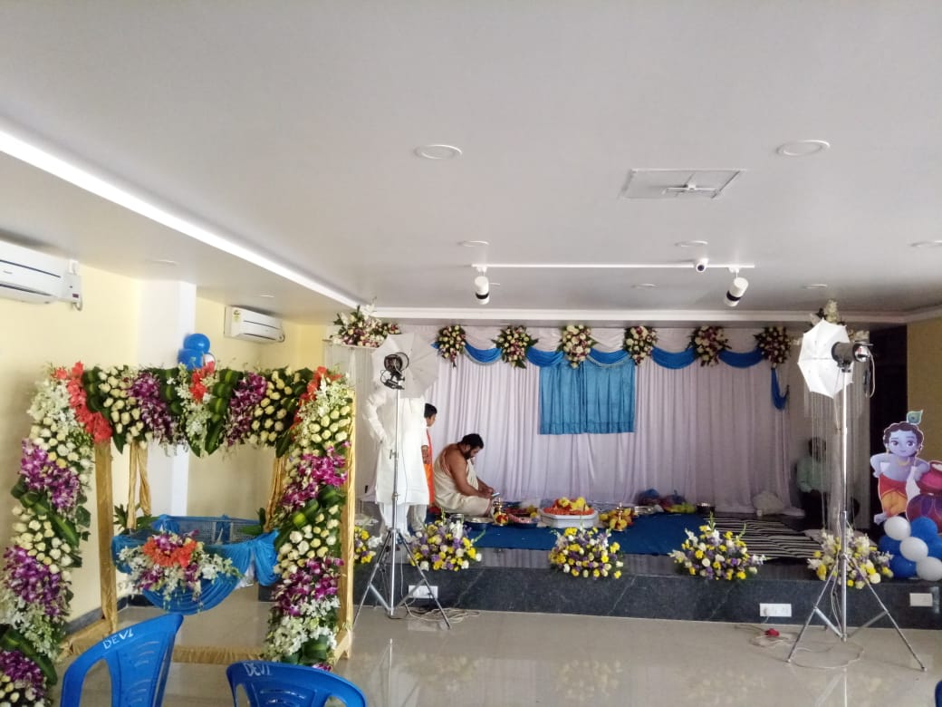 Grand Flowers Decoration for Naming Ceremony