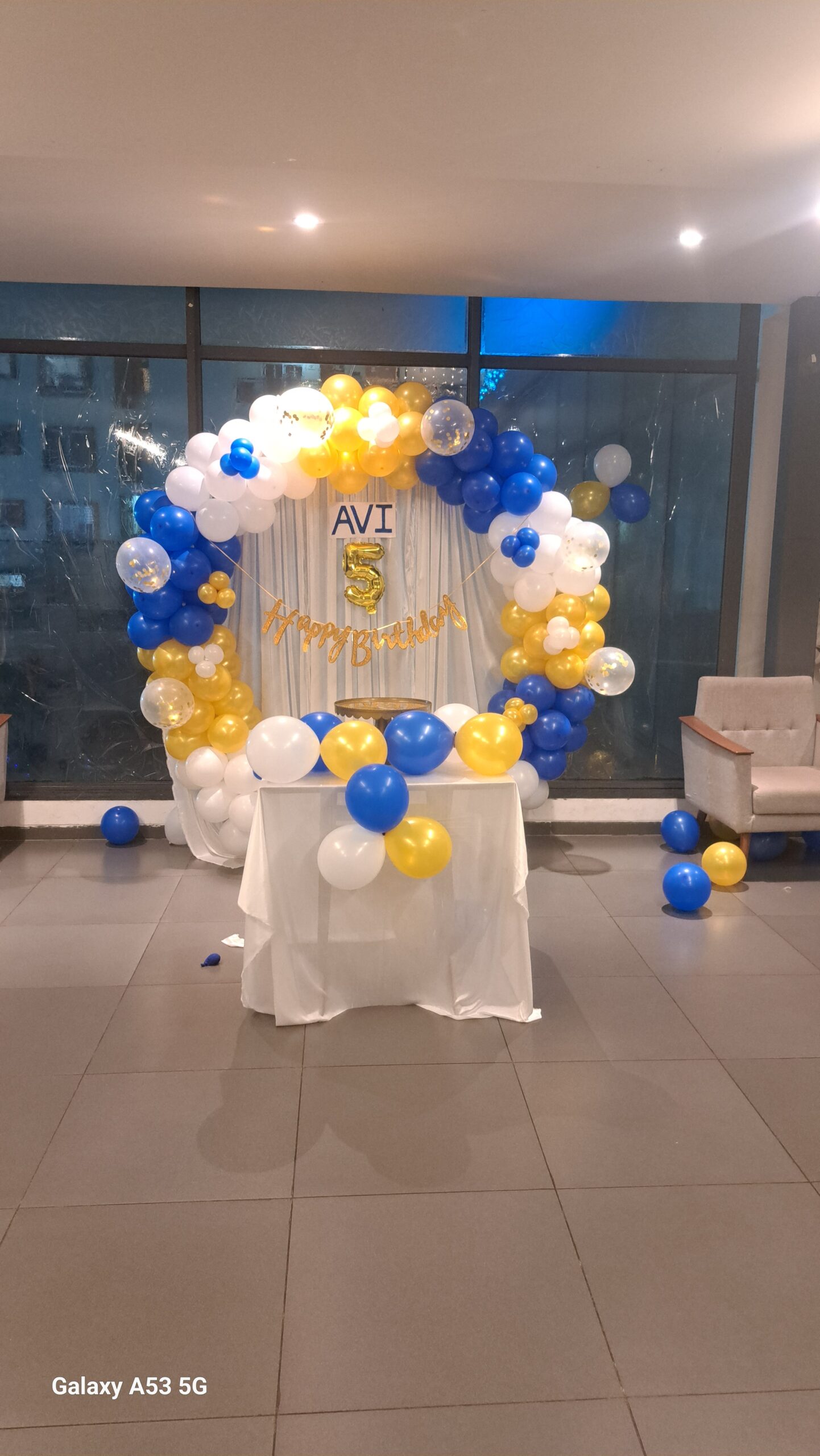 Balloon Ring Decoration For Birthday Party