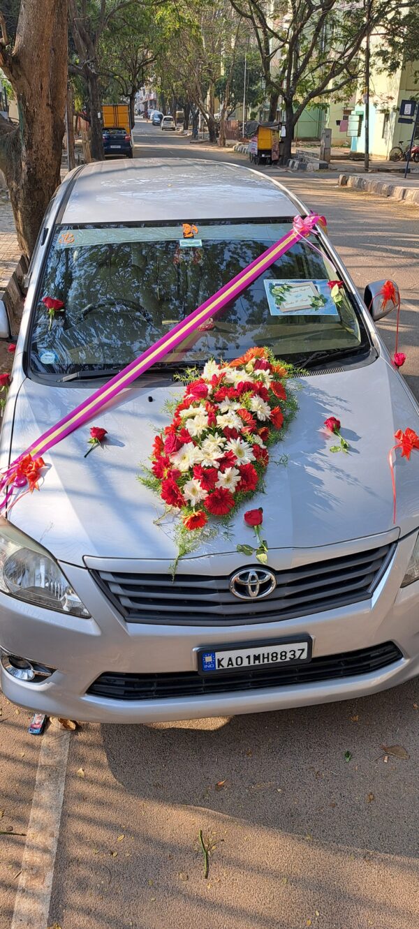Gerbera Flowers Car Decoration
