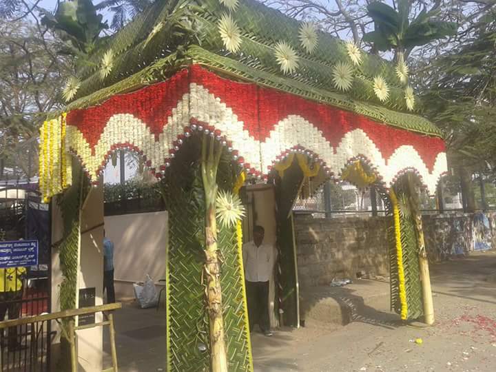Grand Red and White Flowers Chapra