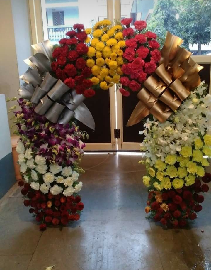 Variety Flowers Arch Decoration For Events
