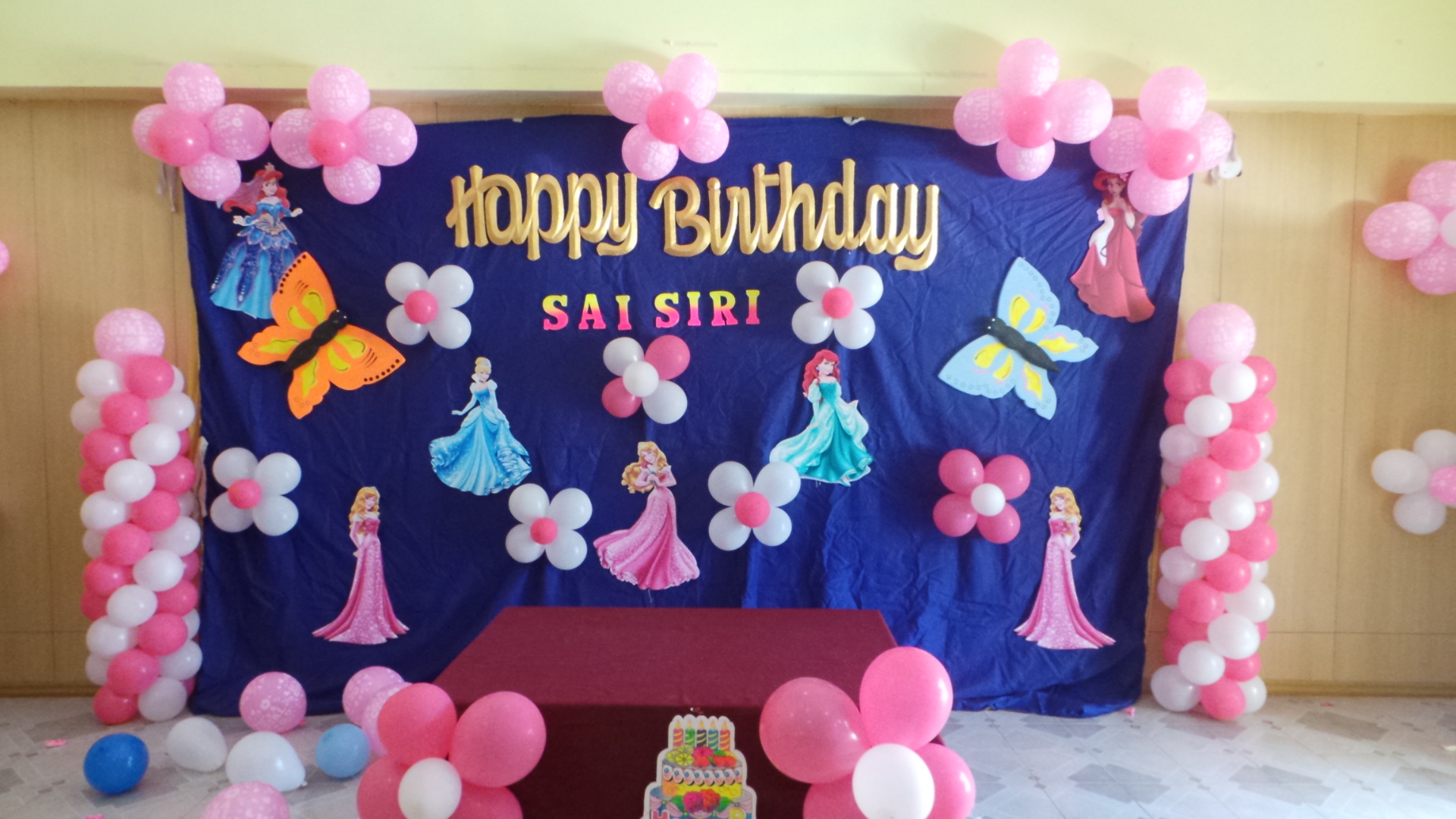 Princess-themed Decor for Birthday Party