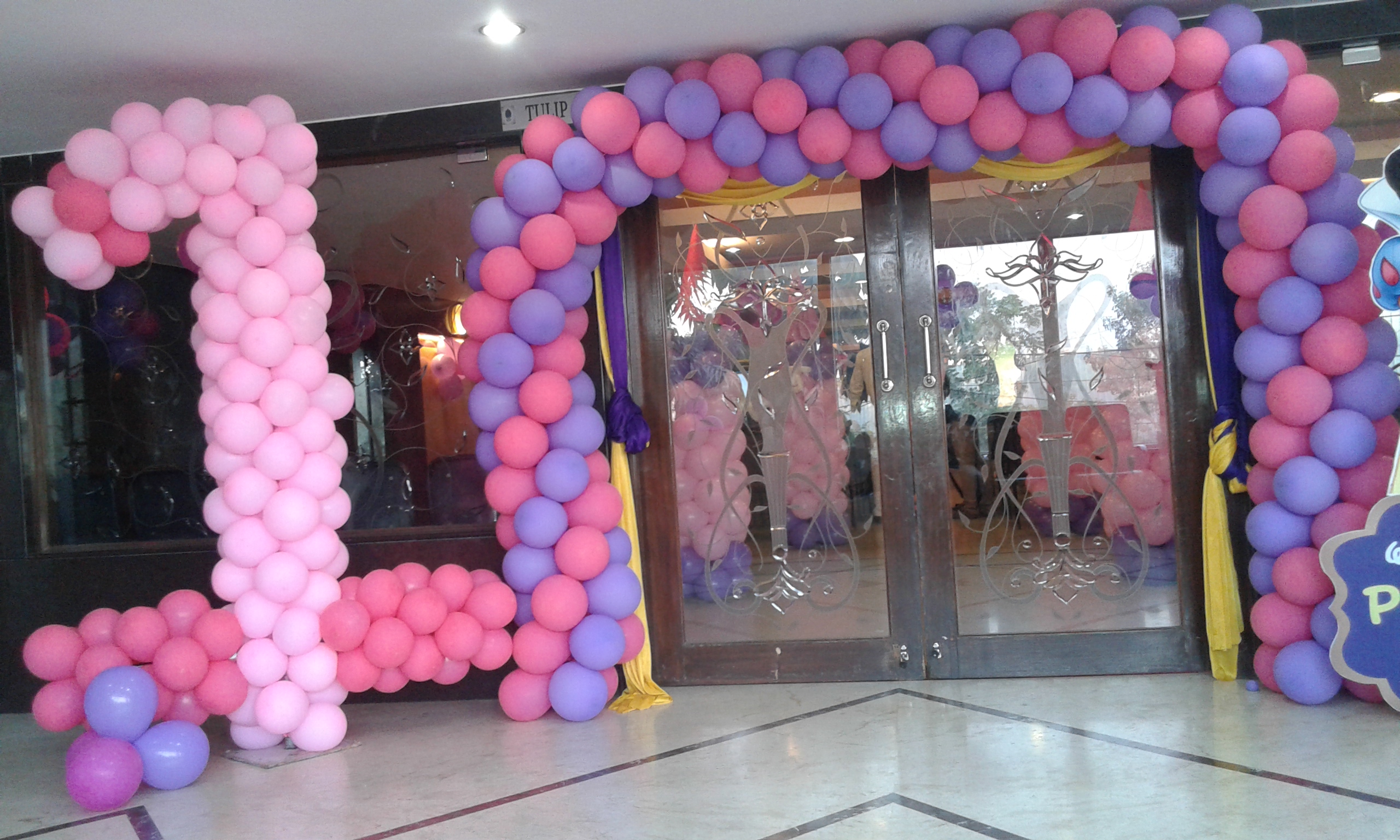 Pink and Purple Balloons decor for any Event