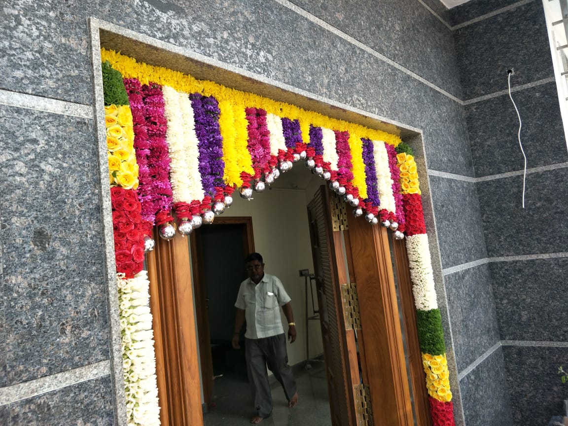 Beautiful Floral Entrance Decoration
