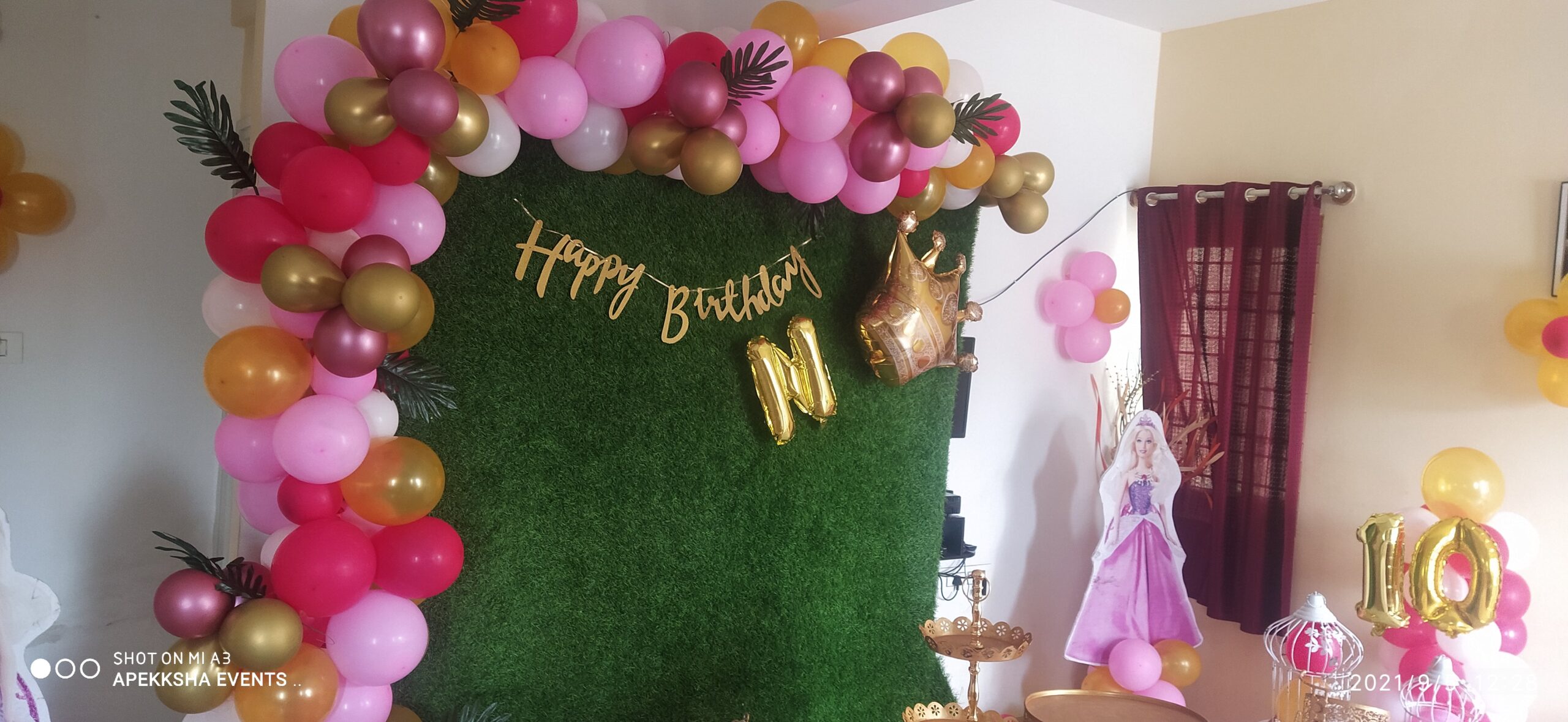 Metallic Balloons Decoration for Birthday Parties