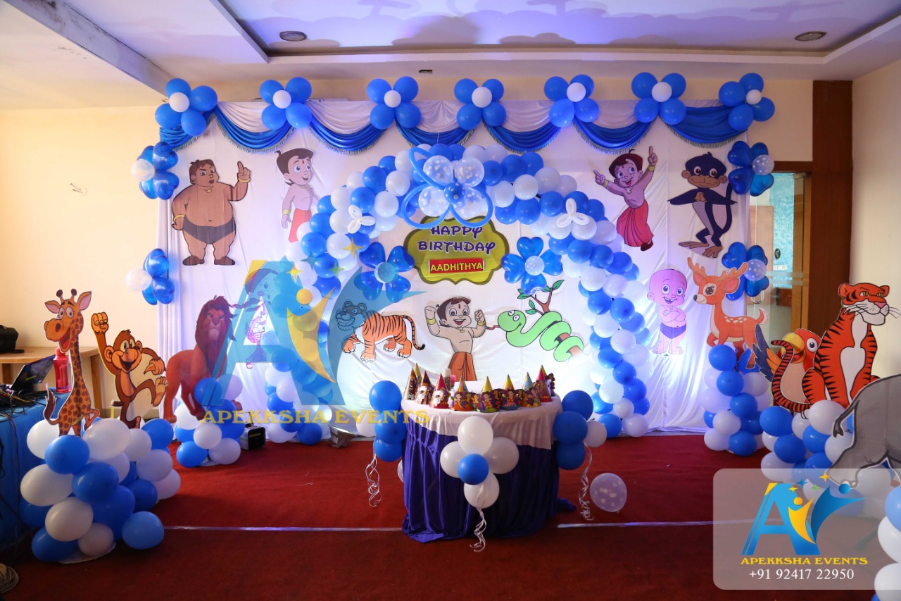 Chotta Bheem and Jungle-themed Decoration