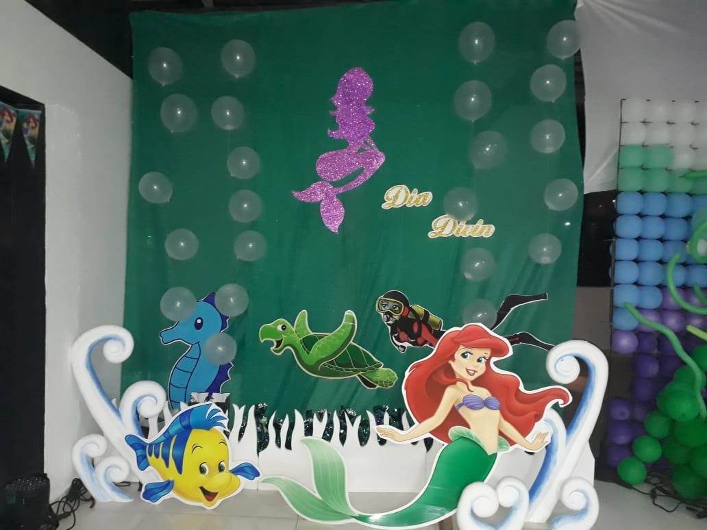 Ocean-Themed Birthday Decoration