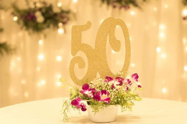 Grand Gold-themed Birthday Party Decoration Package - Image 6