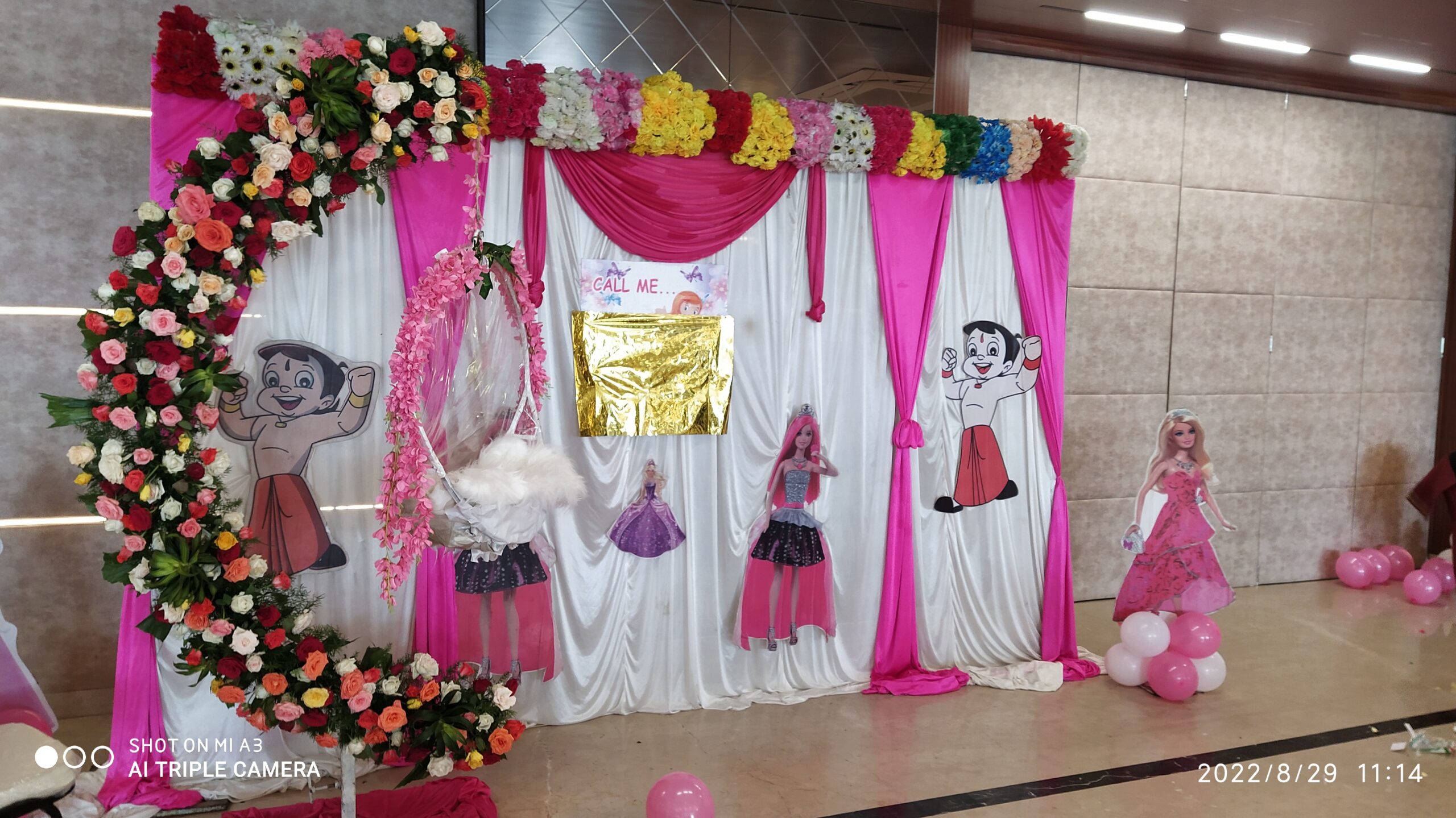 Princess Cartoon Artificial flowers decor
